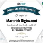 Diploma Istruttore Maverick Digiovanni