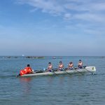 Pescara Campionato Italiano coastal rowing Canottieri Verbanese  medaglia d'argento categoria 4 con Senior
