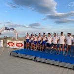 Pescara Campionato Italiano coastal rowing Canottieri Verbanese  medaglia d'argento categorai 4 con Senior