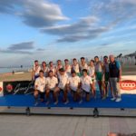 Pescara Campionato Italiano coastal rowing Canottieri Verbanese  medaglia d'argento categoria 4 con Senior