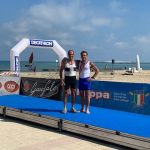 Medaglia D'oro canottieri Verbanese Campionato Italiano beach sprint Costal Rowing Master over 55