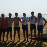 4 senior coastal rowing beach sprint Bronzo