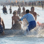 Beach costal rowing