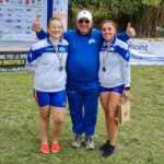 Premiazione 2 di coppia senior medaglia d'argento Ilaria Motta Camilla musetti Tim Erica Ferraris