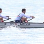 2 di coppia senior Canottieri Verbanese medaglia d'argento